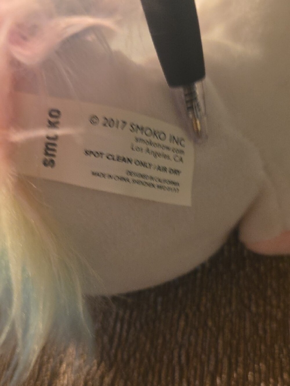 Smoko Light Up Unicorn Women's Plush Slippers - Picture 13 of 13